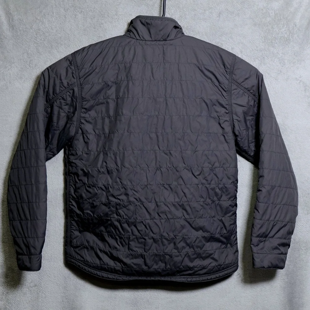 Carhartt Jacket Mens Medium Black Rain Defender Puffer Full Zip Quilted Relaxed